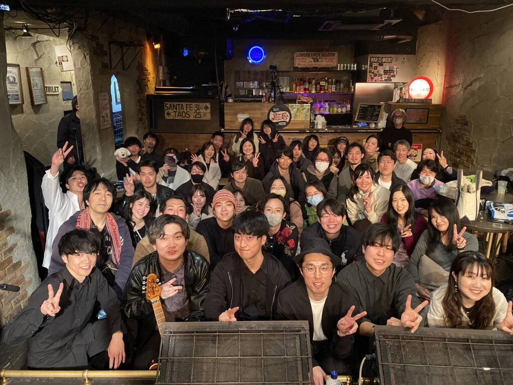 出演者 & 来てくださったお客様との集合写真